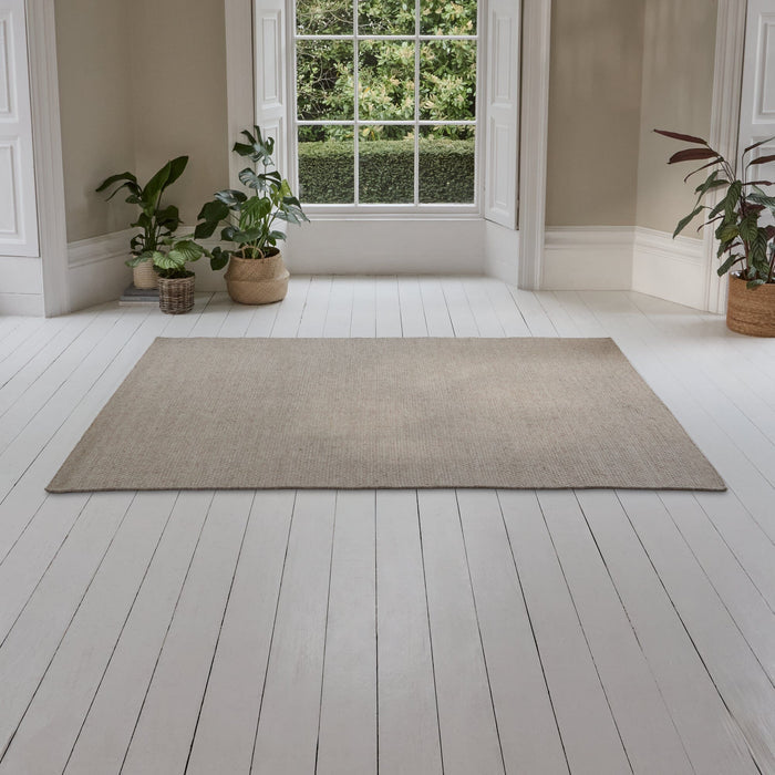 Atcham Medium Sand Wool Rug - Laura James