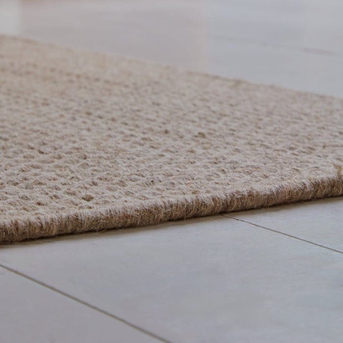 Atcham Medium Sand Wool Rug - Laura James