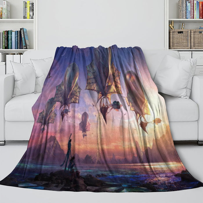 Avatar Fire and Ash Blanket Flannel Throw Room Decoration