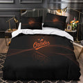 Baltimore Orioles Bedding Set Quilt Cover Without Filler