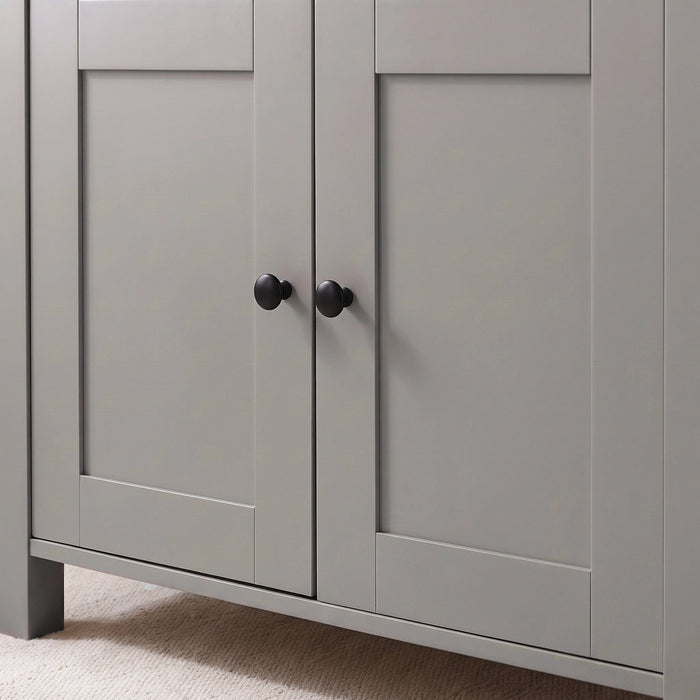 Bampton 2 Door Sideboard - Stone Grey - Laura James