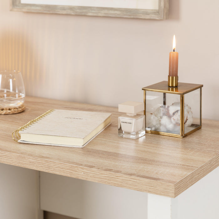 Bampton White Dressing Table with Drawers - Laura James