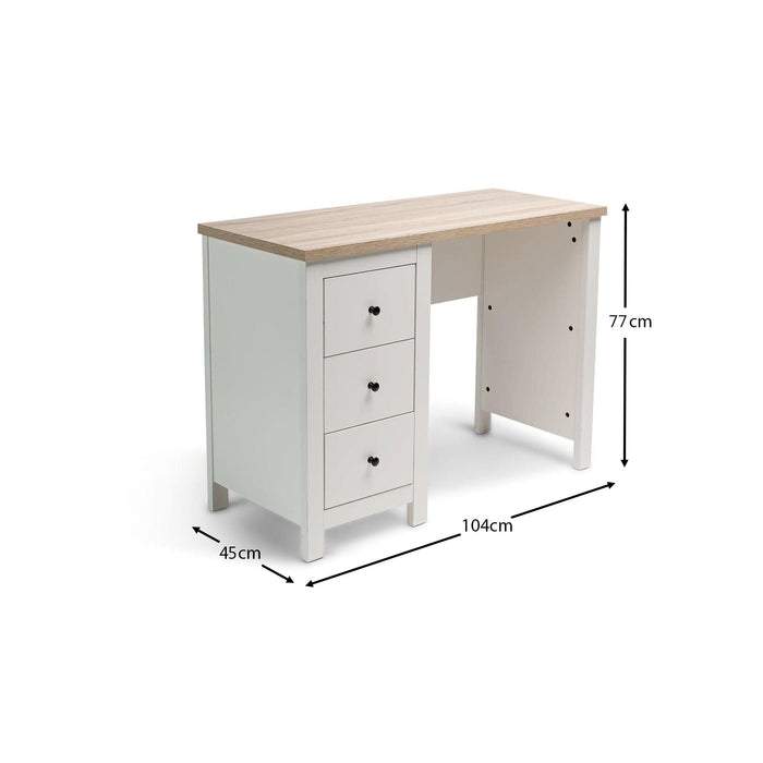 Bampton Dressing Table - Alabaster White- Laura James