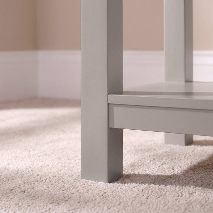 Bampton Stone Grey Side Table - Laura James