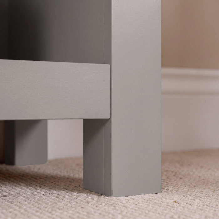 Bampton Stone Grey Tall  Bookcase - Laura James
