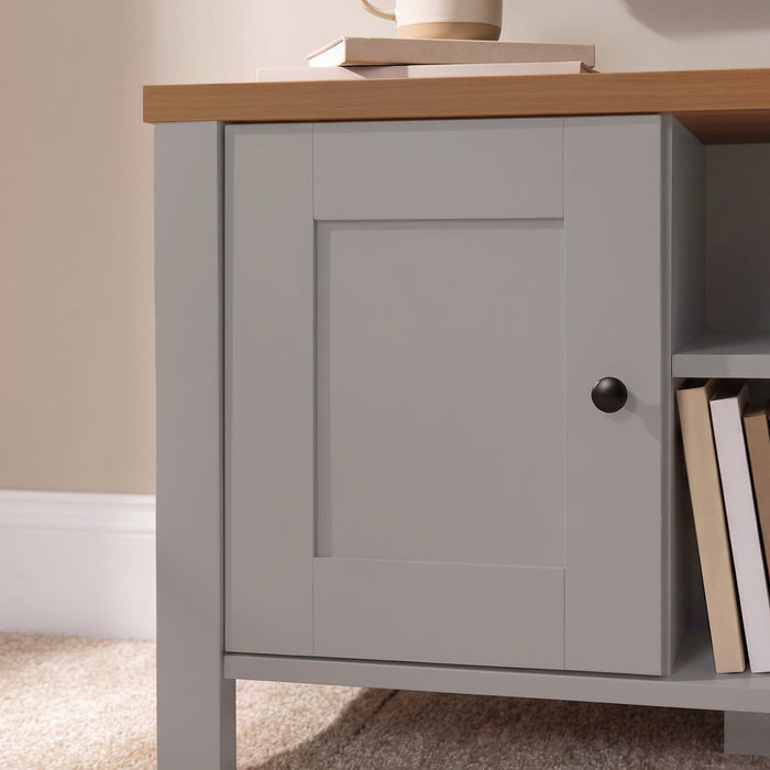 Bampton Stone Grey TV Unit - Laura James