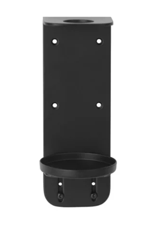 Black Single Wall Bracket for 500ml Hand Pumps