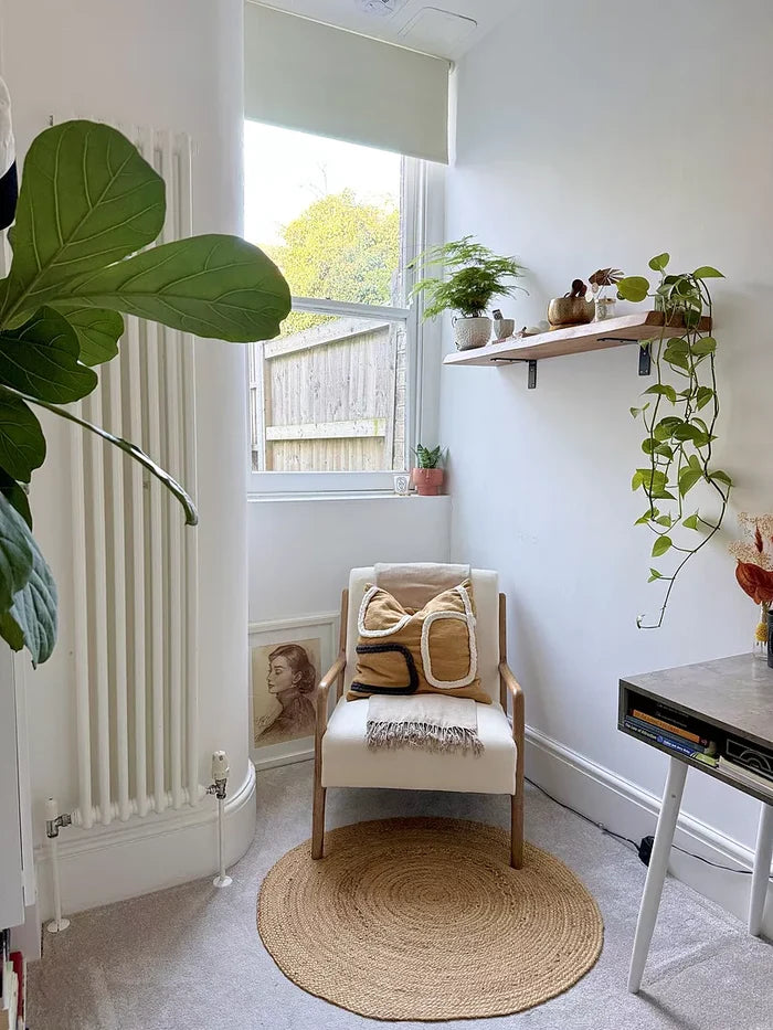 Bosco Natural Acacia Wall Shelf - 100cm - Laura James