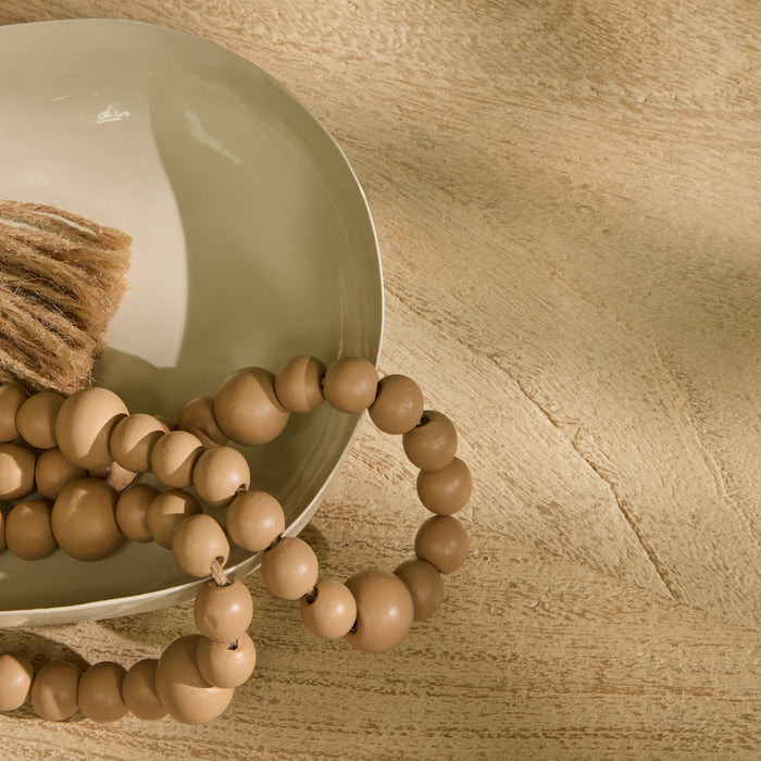 Boswell 32cm Footed Trays - Set of 2 - Oatmeal Metal - Laura James