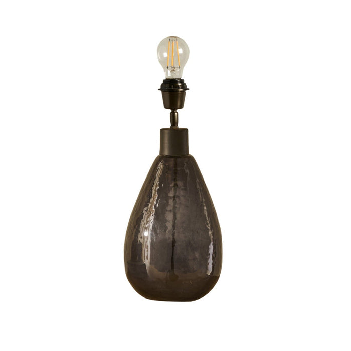Breamore 30cm Lamp Base - Dark Grey - Laura James