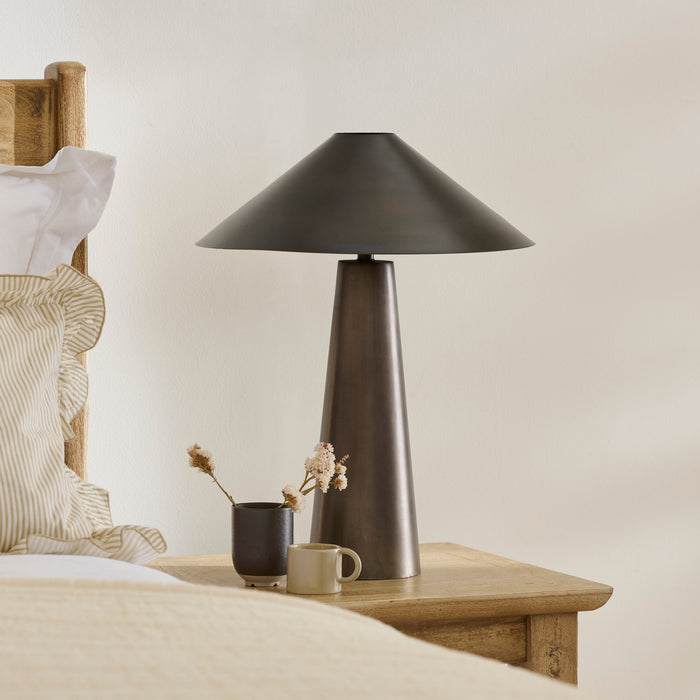 Brockhill 51cm Metal Table Lamp - Bronze - Laura James