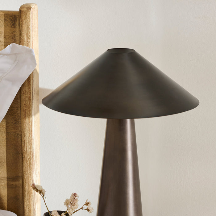 Brockhill 51cm Metal Table Lamp - Bronze - Laura James