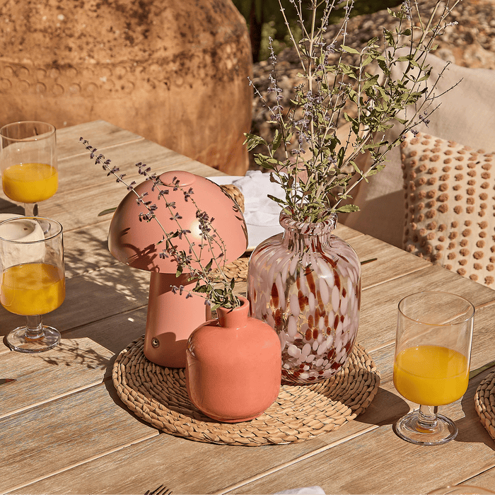 Brockhill Rechargeable Lamp - Blush Pink- Laura James
