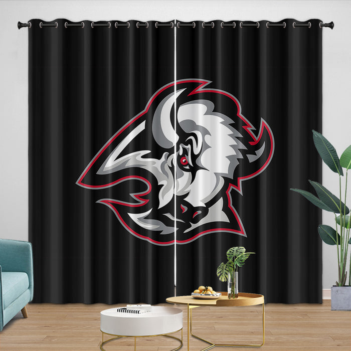 Buffalo Sabres Curtains Blackout Window Drapes Room Decoration