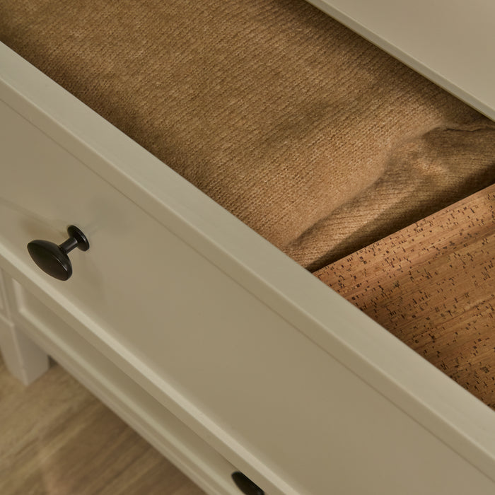 Cambrie 75cm 3 Drawer Chest of Drawers - Oatmeal - Laura James