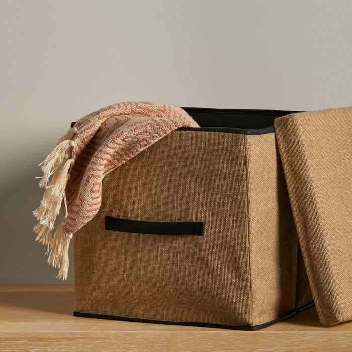 Cara Large Jute Storage Box - Laura James