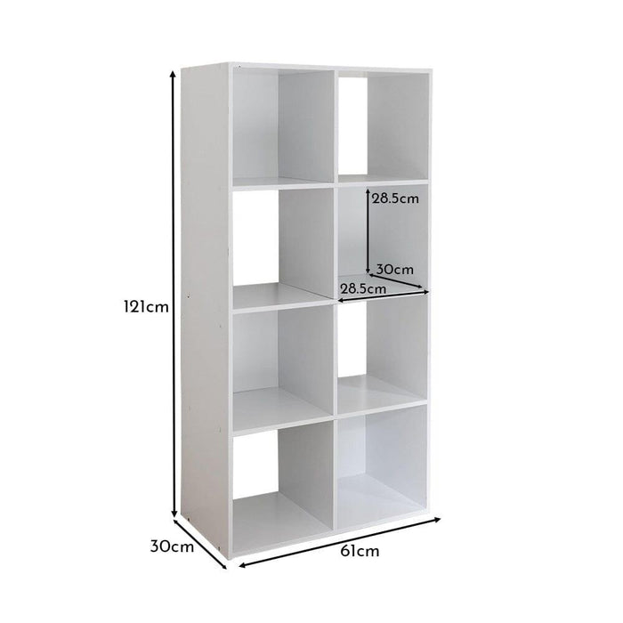 8 Cube Storage Unit in White - Laura James