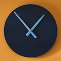 Carn Small Round Wall Clock - Ink - Laura James