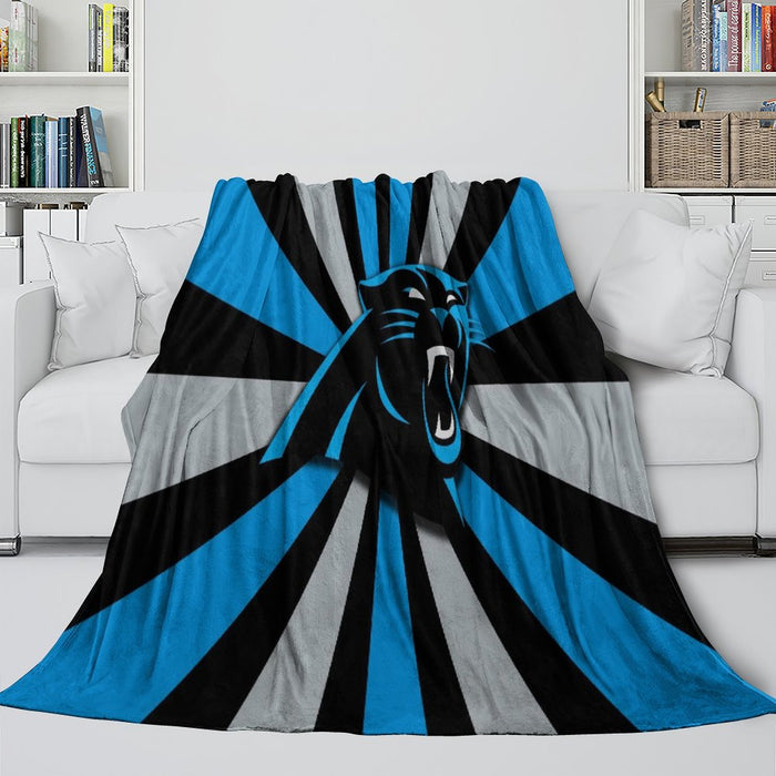 Carolina Panthers Blanket Flannel Fleece Throw Room Decoration