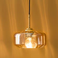 Carrick 22cm Glass Pendant Light - Gold - Laura James