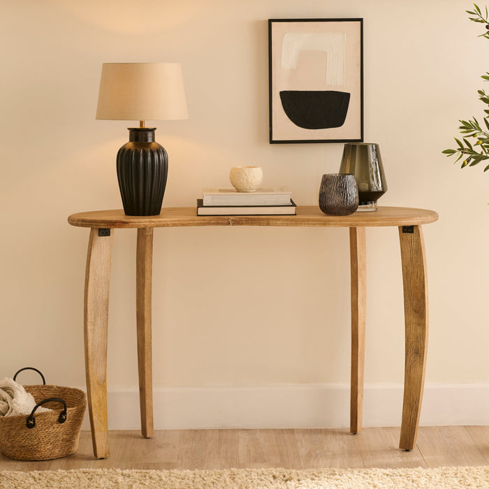 Celeste Mango Wood Console Table - Laura James