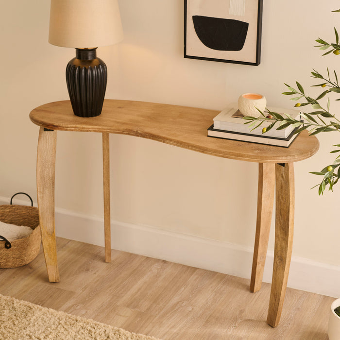 Celeste Mango Wood Console Table - Laura James
