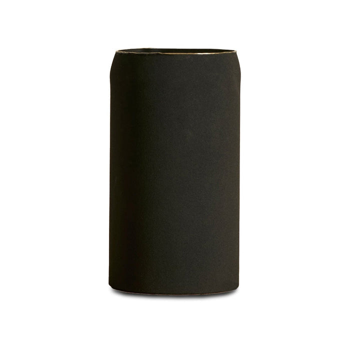 Chaldon 22cm Metal Vase - Black