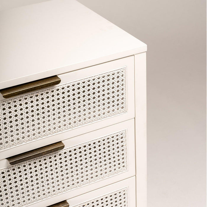 Charlie chest of drawers - 6 drawers - white - Laura James