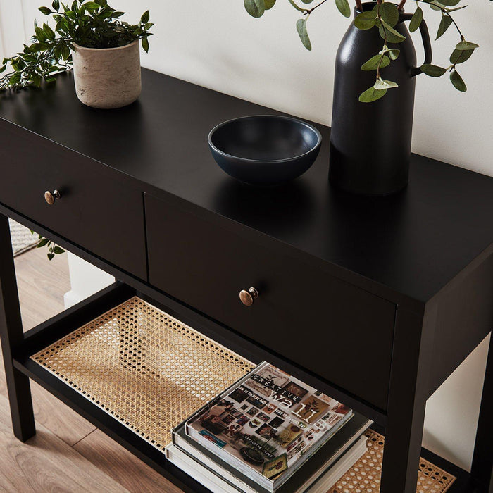 Charlie console table - black - Laura James