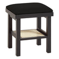 Charlie dressing table stool - black - Laura James