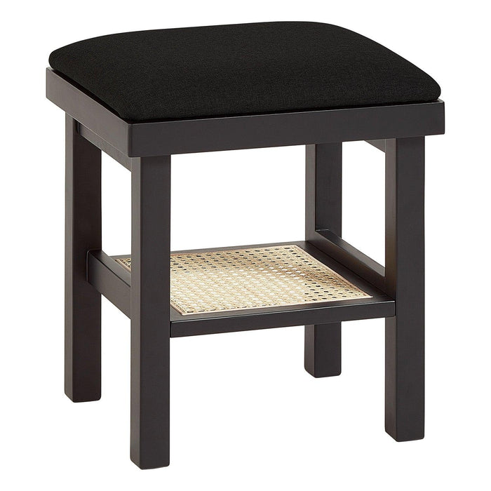 Charlie dressing table stool - black - Laura James
