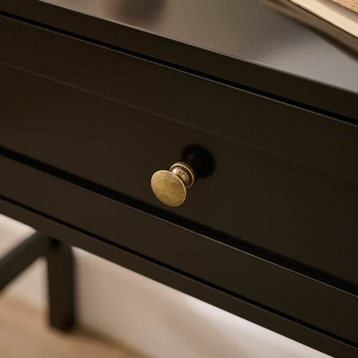 Charlie Noir Black Dressing Table - Laura James