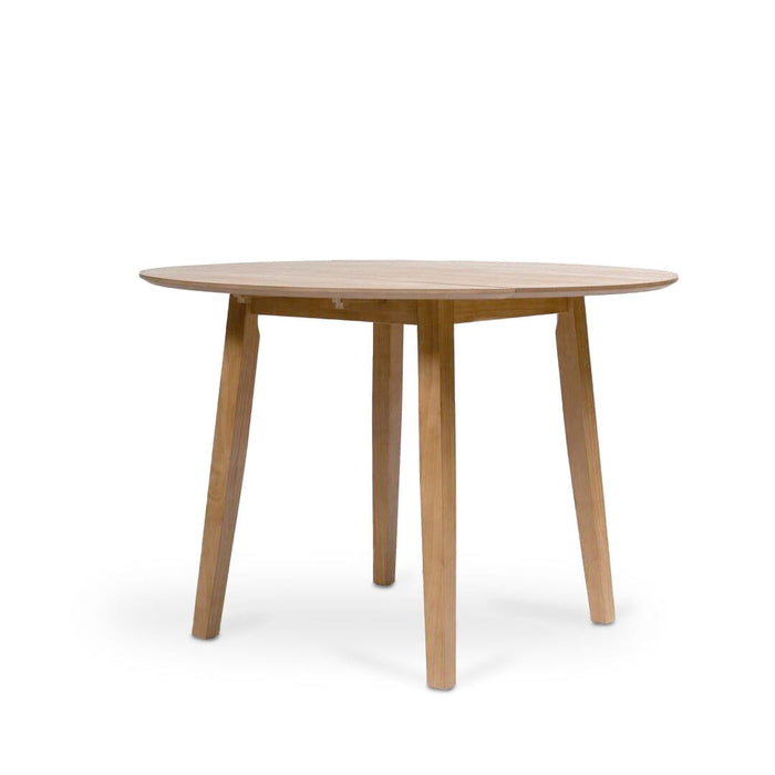Charlie Pale Oak Dining Table - Drop Leaf