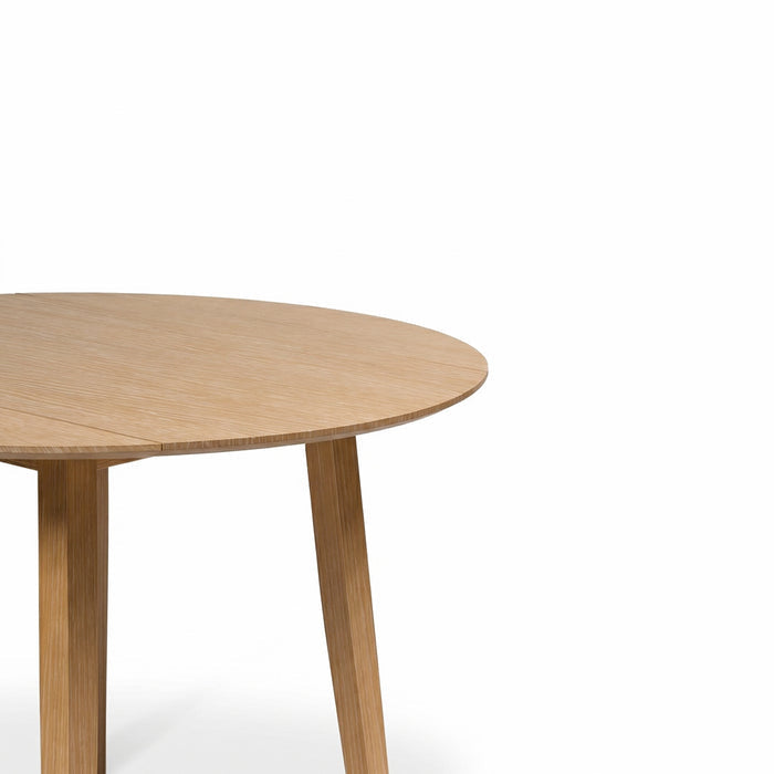 Charlie Whitewash Drop Leaf Table - 100cm - Laura James
