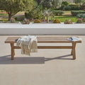Arbor Dining Bench - Brushed Light Acacia - 170cm -Laura James