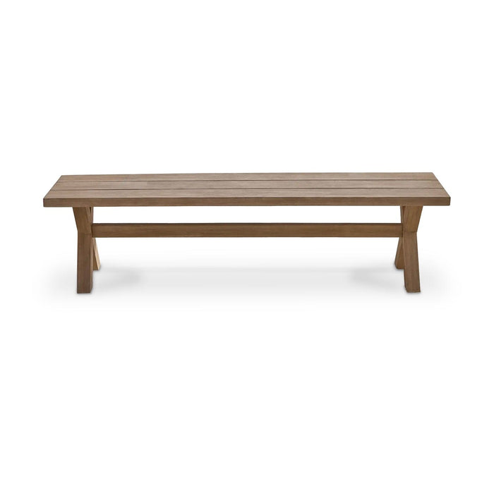 Arbor Dining Bench - Brushed Light Acacia