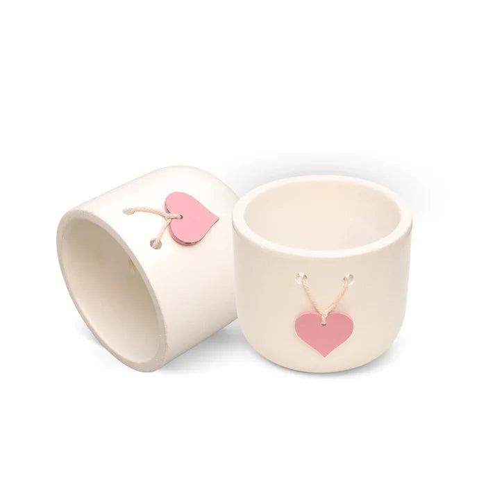 Romantic terracotta pot gift for loved ones