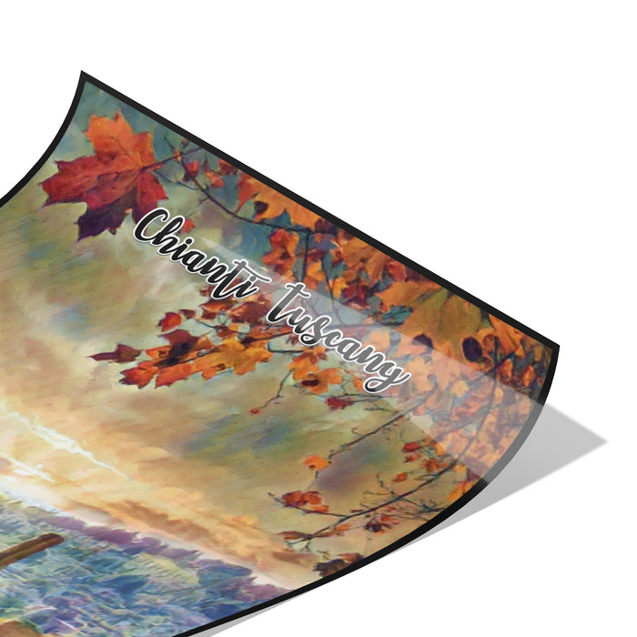 Chianti Tuscany Italy Art Poster Painting 16" x 20"