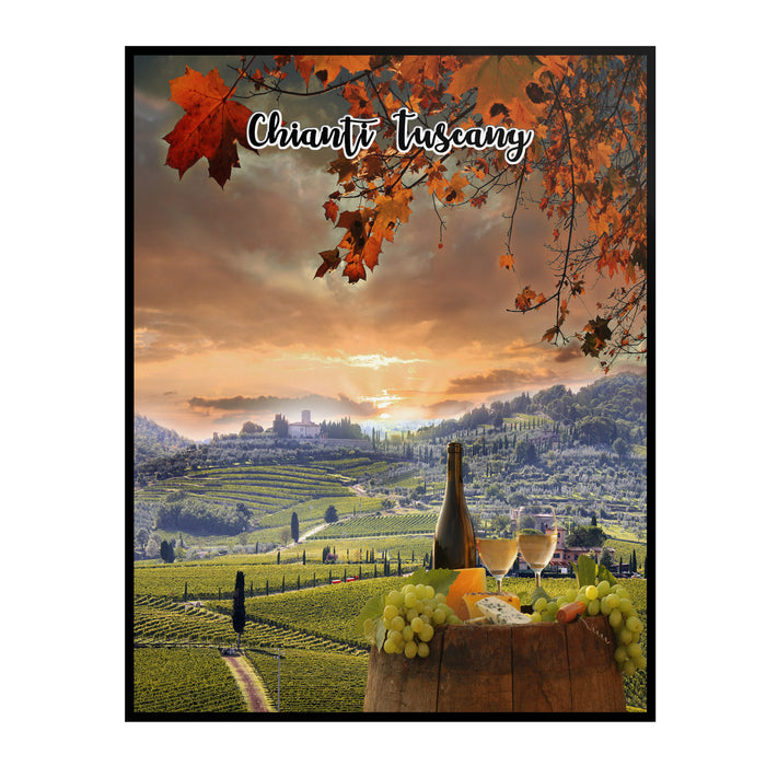 Chianti Tuscany Poster 11" x 14"