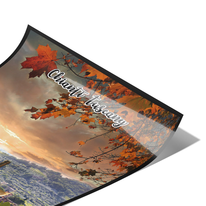 Chianti Tuscany Poster 11" x 14"