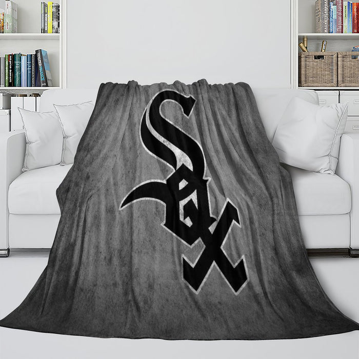Chicago White Sox Blanket Flannel Throw Room Decoration