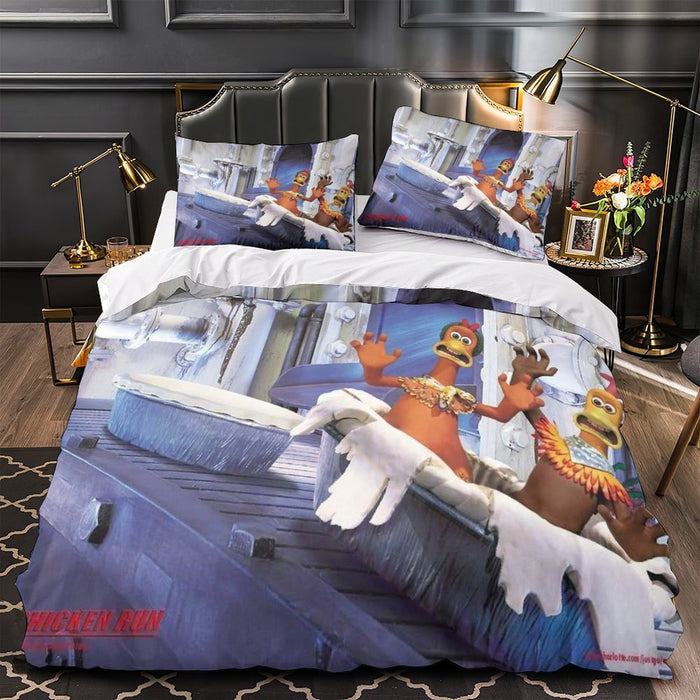 Chicken Run Duvet Cover Bedding Set Without Filler