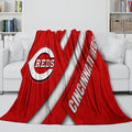 Cincinnati Reds Blanket Flannel Throw Room Decoration