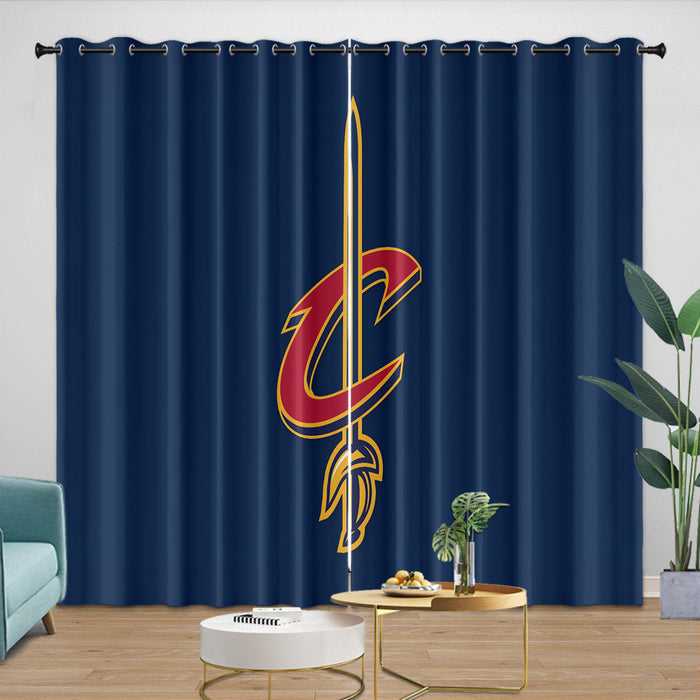 Cleveland Cavaliers Curtains Blackout Window Drapes Room Decoration