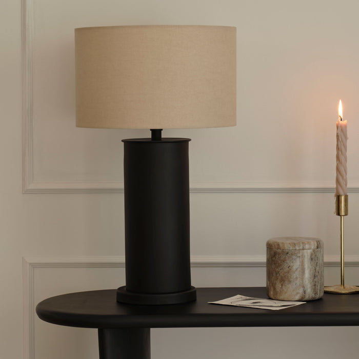 Colesdon 30cm Table Lamp Base - Matte Black - Laura James