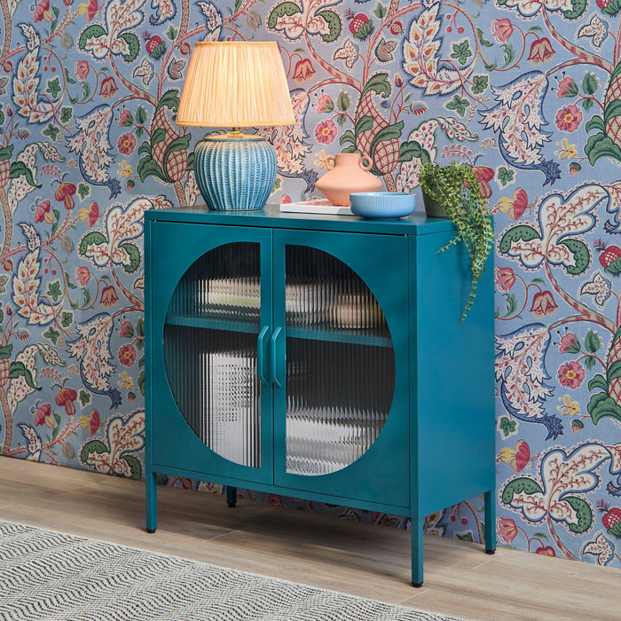 Conan 2 Door Sideboard - Lagoon Teal - Laura James