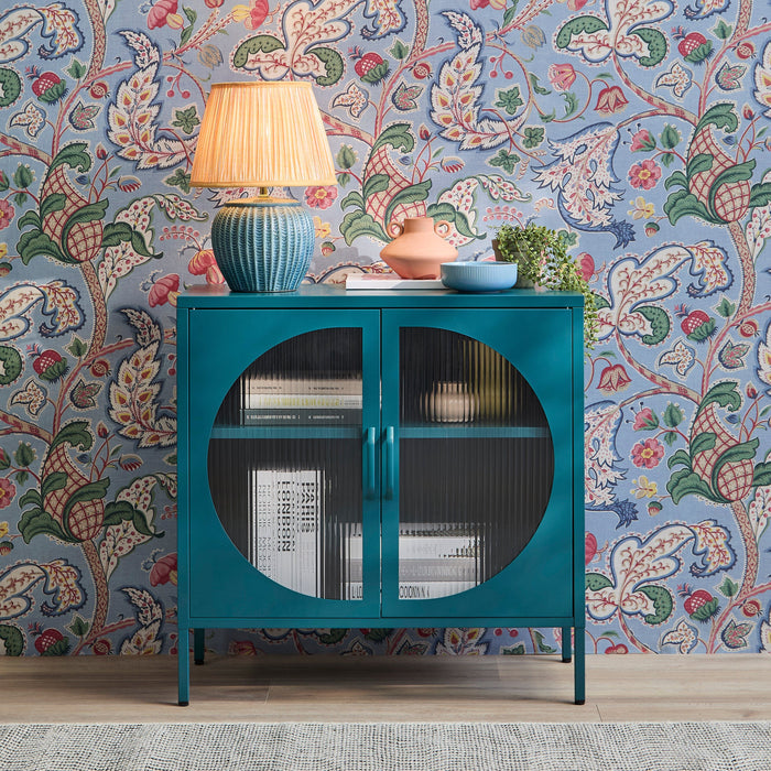 Conan 2 Door Sideboard - Lagoon Teal - Laura James