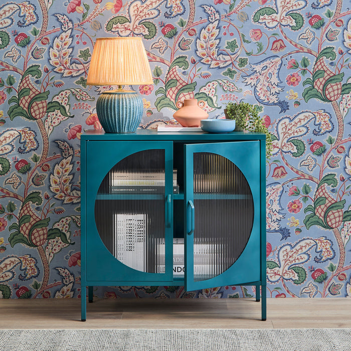 Conan 2 Door Sideboard - Lagoon Teal - Laura James