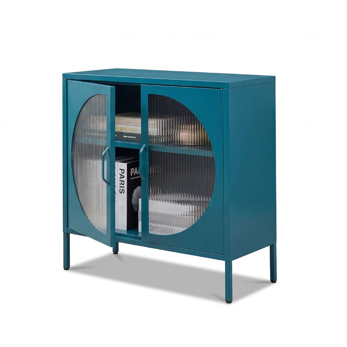 Conan 2 Door Sideboard - Lagoon Teal - Laura James