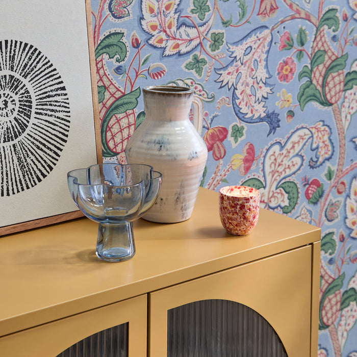 Conan Metal 2 Door Sideboard - Mustard Yellow - Laura James